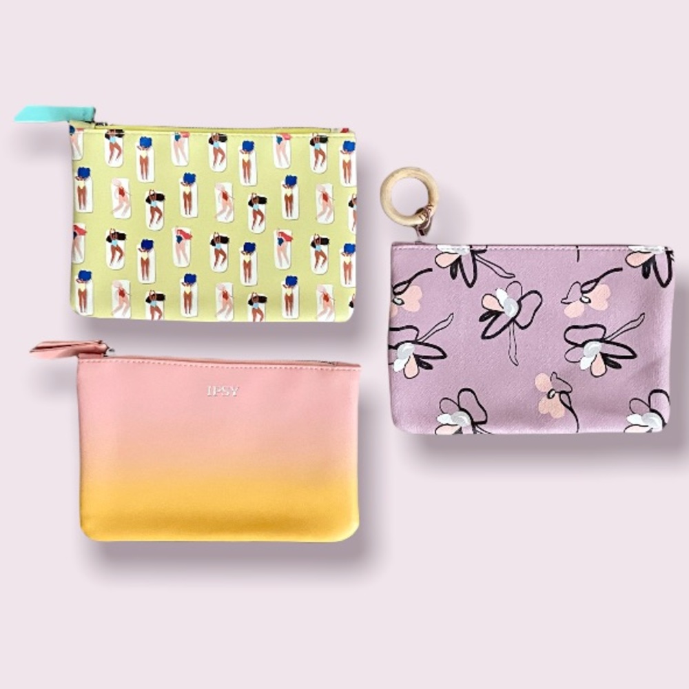 Ipsy Set of 3 Makeup Bags - NWOT